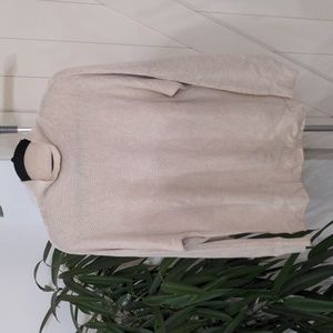 Banana Republic medium cream mock neck sweater